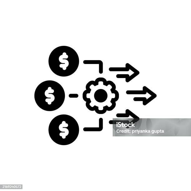 Operational Finance Icon Operational Cost Stock Illustration - Download Image Now - Buying, Cash ...