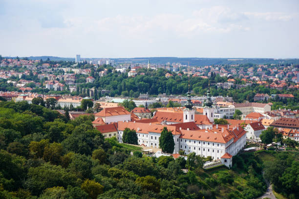 istock High angle view of a city during summer 2169245295