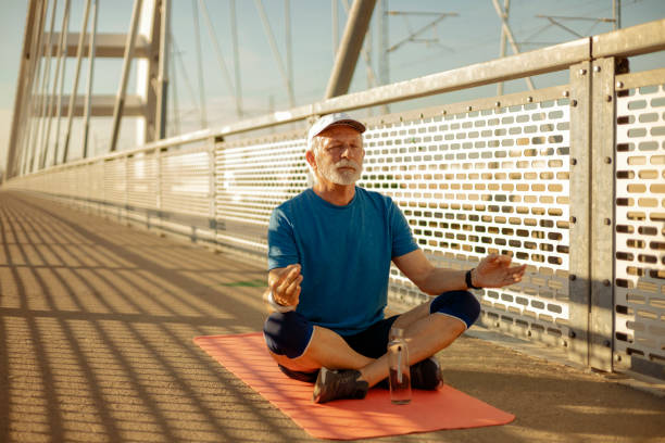 istock Senior Yoga 2169245689