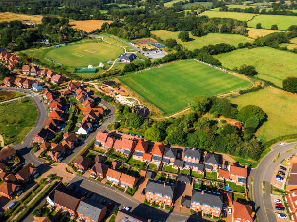 istock Aerial view of new housing development 2169256090