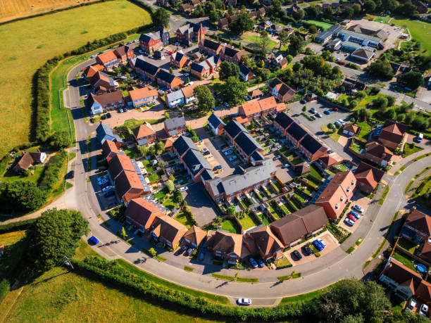 istock Aerial view of new housing development 2169256617