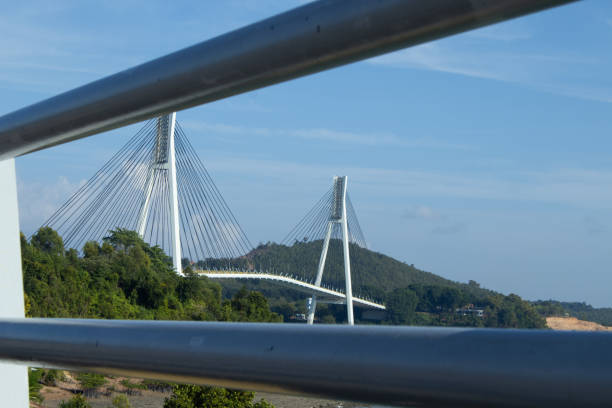 istock Jembatan Barelang or Barelang Bridge, Batam Island, Indonesia, a bridge that connects Batam Island and Rempang Island 2169262681