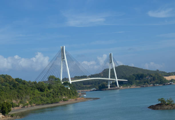 istock Jembatan Barelang or Barelang Bridge, Batam Island, Indonesia, a bridge that connects Batam Island and Rempang Island 2169263941