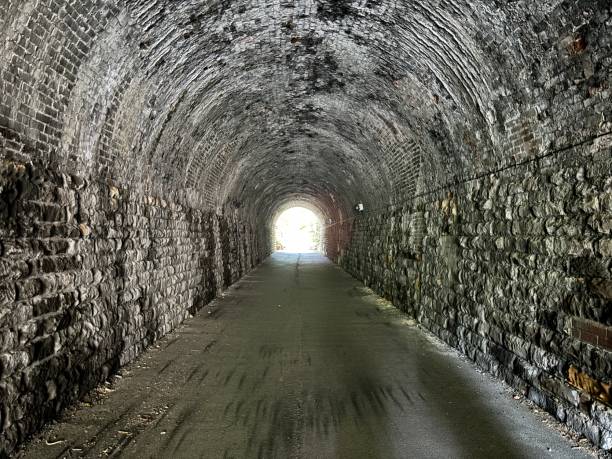 istock Scotland - August 22nd 2024: Abandoned Railway Tunnel 2169264476