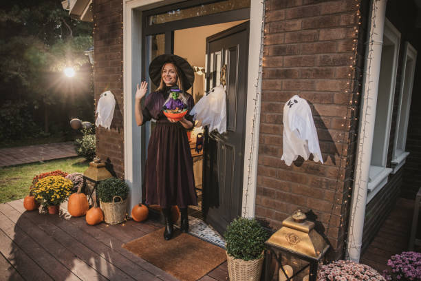 istock Halloween party at home 2169268433