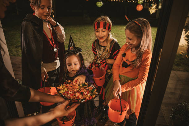 istock Halloween party at home 2169268476