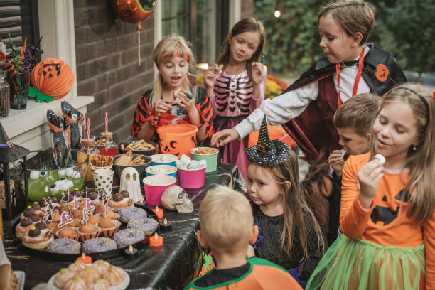 istock Halloween party at home 2169273569