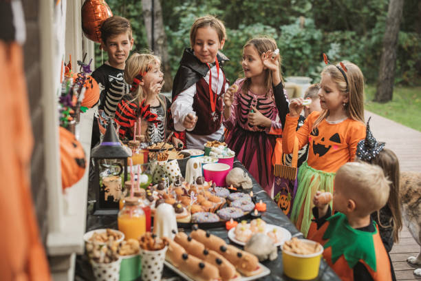 istock Halloween party at home 2169273571