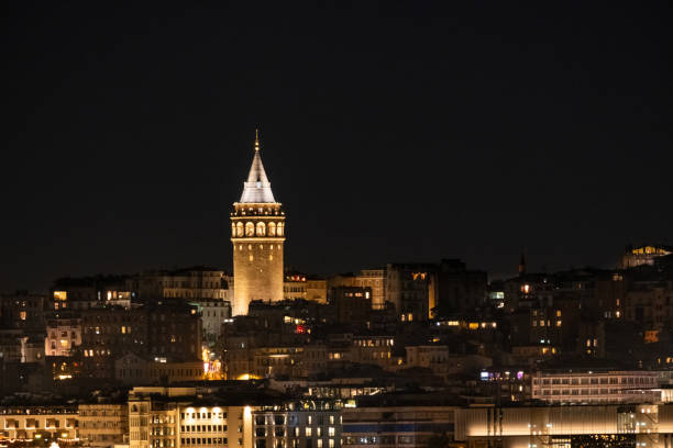 istock Galata tower at night in Istanbul, Turkey. 2169274394