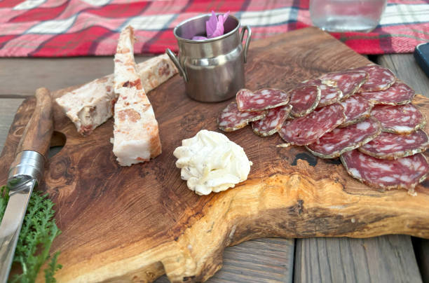 istock Appetizer platter of cold meats 2169274917