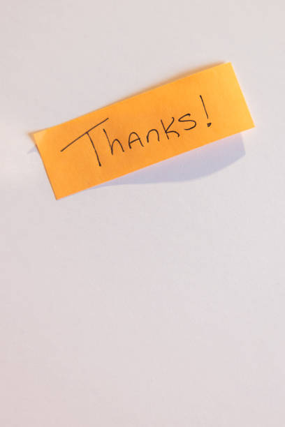 istock An orange sticky note with the word 