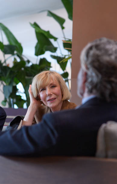 istock A senior couple sitting face to face 2169279076