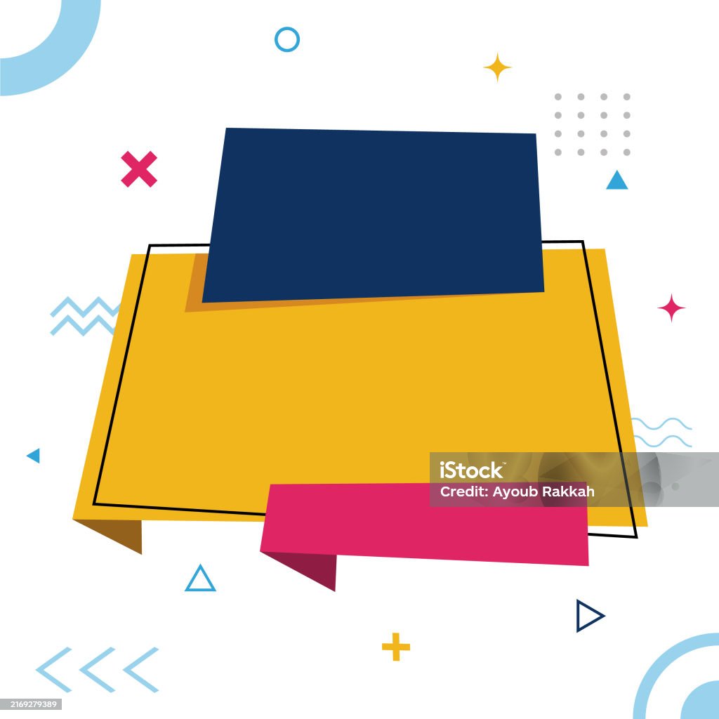 Post Simple Background Social Media Post Template Stock Illustration - Download Image Now ...