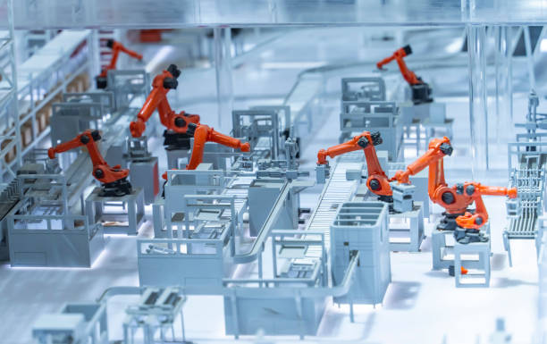 istock model of Robotic and Automation system control application on automate robot arm 2169281774
