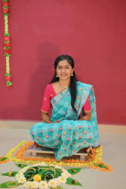 istock Portrait of Bride-to-Be ready for her Bangle Wearing Ceremony 2169293618