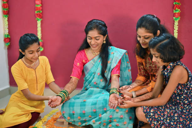 istock Cousins admires Bride-to-Be’s Bangles during Bangle wearing Ceremony 2169294038