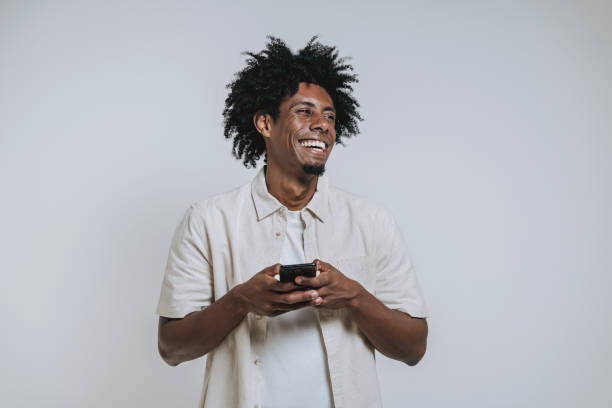 istock Portrait of a man using a smartphone 2169294857