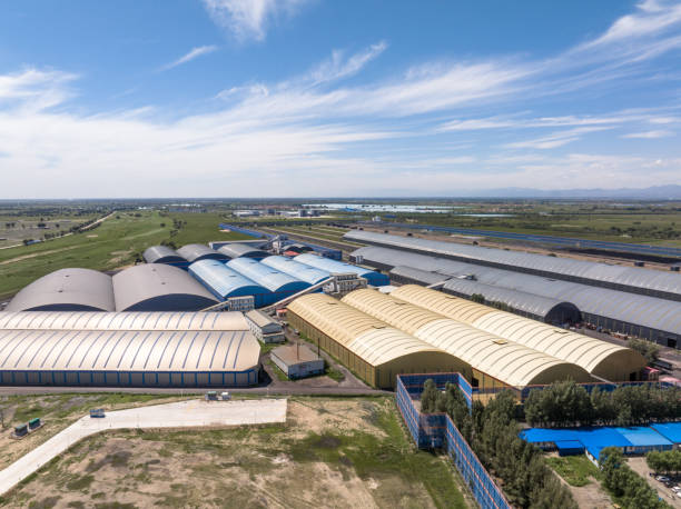 istock view of coal yard covered with plastic shed 2169296774