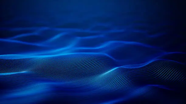 Abstract Blue Technology Background Abstract Blue Technology Background