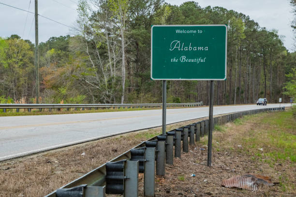 istock Welcome to Alabama Sign 1 2169325896