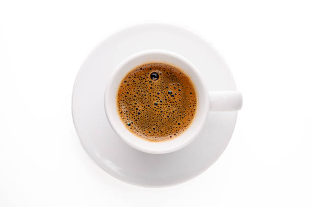 istock Cup of coffee on a white background. 2169347154