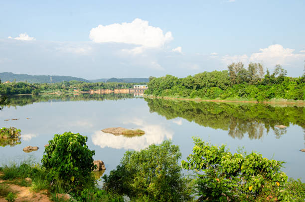 Dianchi Lake in Kunming, Yunnan Province, China of Old photo