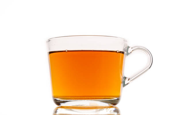 istock Transparent cup of tea on white background 2169351951