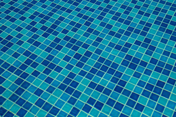 Water surface in vibrant blue