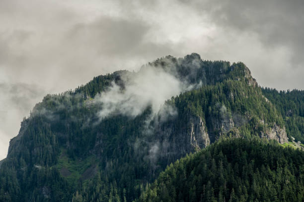 istock Fog Rises From Depression On Mother Mountain Ridge 2169357606