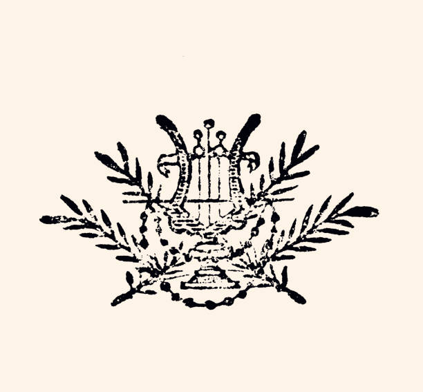Design element : Vintage etching circa late 19th century. Digital restoration by pictore.