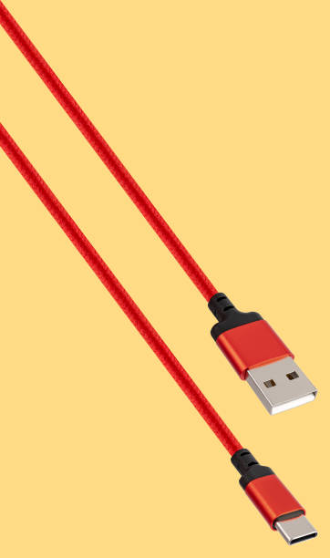 istock USB and Type-C cable and connector, insulated on white background 2169367766