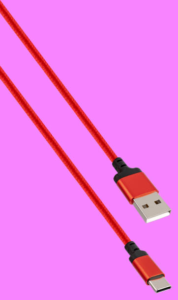 istock USB and Type-C cable and connector, insulated on white background 2169367774