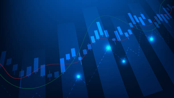 istock finance background with stock market statistic trend with candlesticks and bar chart 2169367824