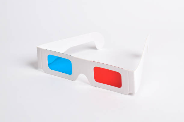 istock 3D glasses with red blue lenses for movie 2169372397