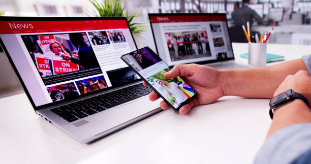 istock Online Social Website Content On Phone 2169373938