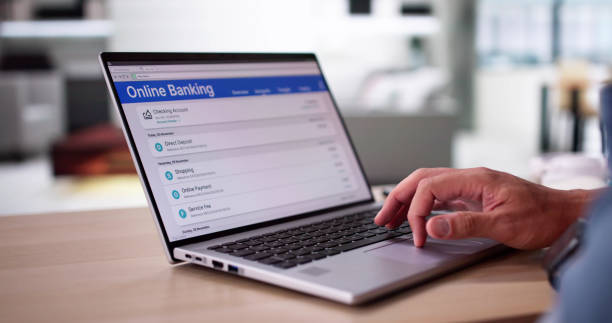 istock Checking Bank Account On Laptop 2169374342