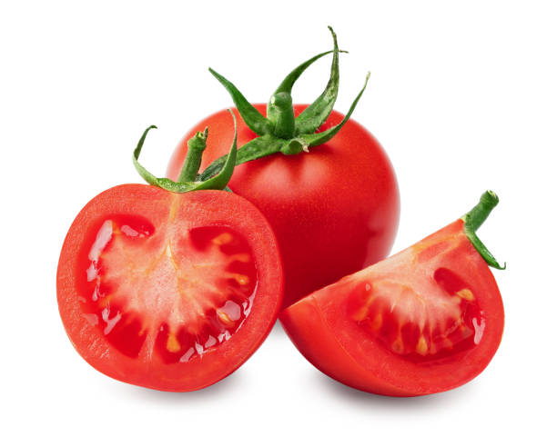 istock fresh tomato isolated on white background. clipping path 2169383625