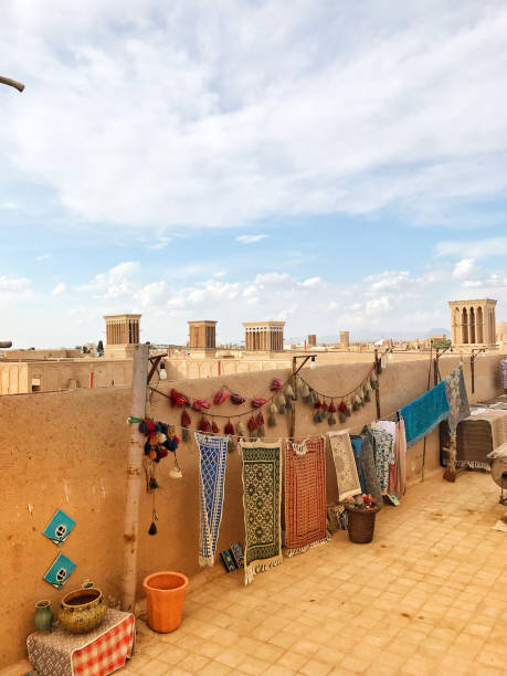 istock A carpet bazaar in a Middle Eastern city, an ancient Iranian city 2169386421