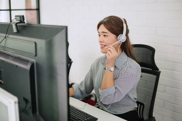 istock Asian female call center worker. 2169388058