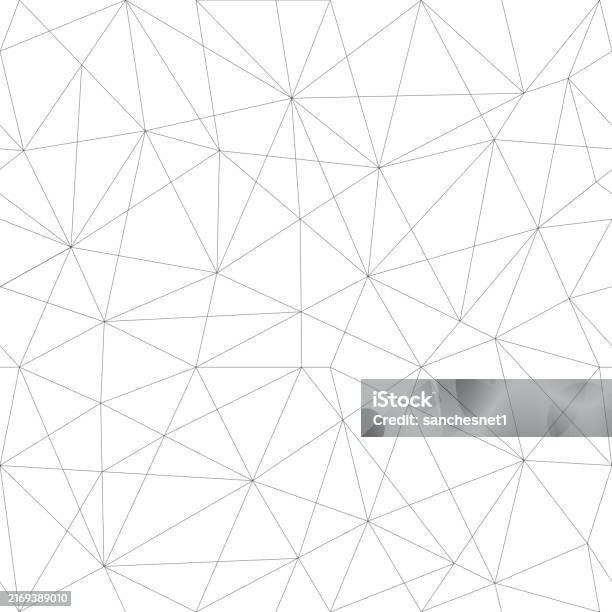Triangular Mesh Icon Seamless Triangular Mesh 1 Stock Illustration - Download Image Now ...