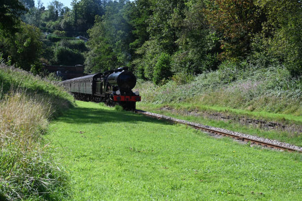 istock Atlantic Class steam locomotive emerges from a Tunnel. 2169391082