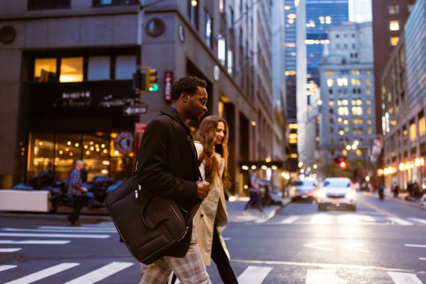 istock Evening Stroll in the City 2169394075