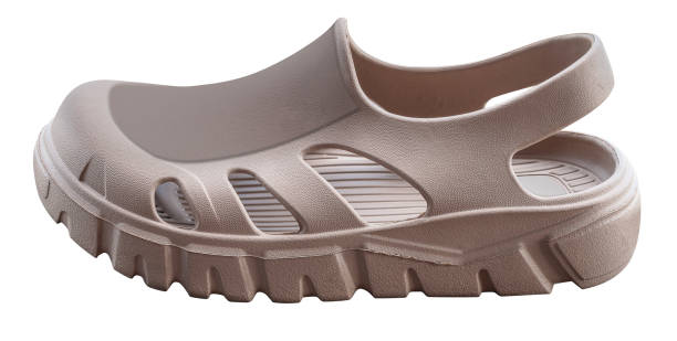 istock Brown slipper shoes isolated on white background with clipping path 2169394257