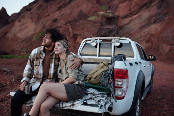 istock Travelers relaxing in the evening 2169394699