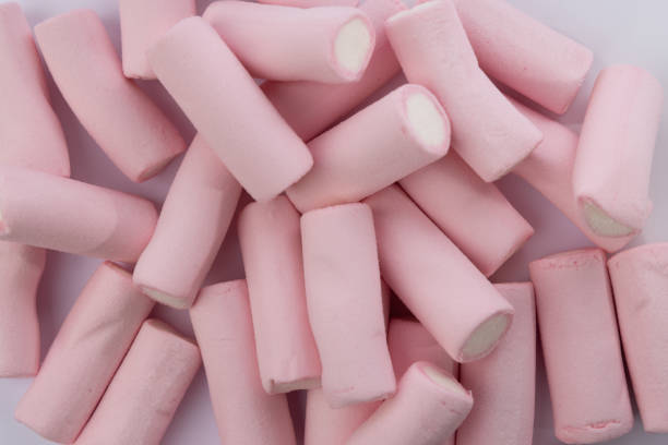 istock Messy Pile of Marshmallows from Above on White Surface 2169394750