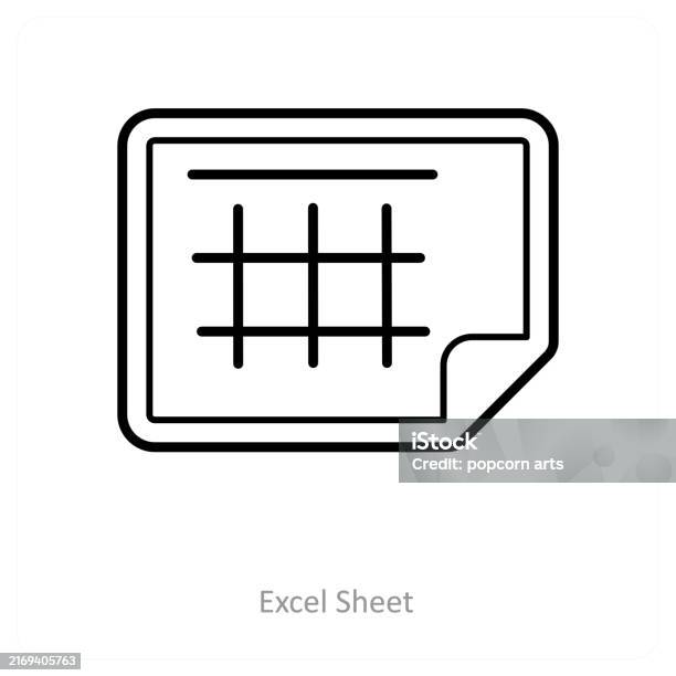 Excel Fun Vector Excel Sheet Stock Illustration - Download Image Now - Concepts ...