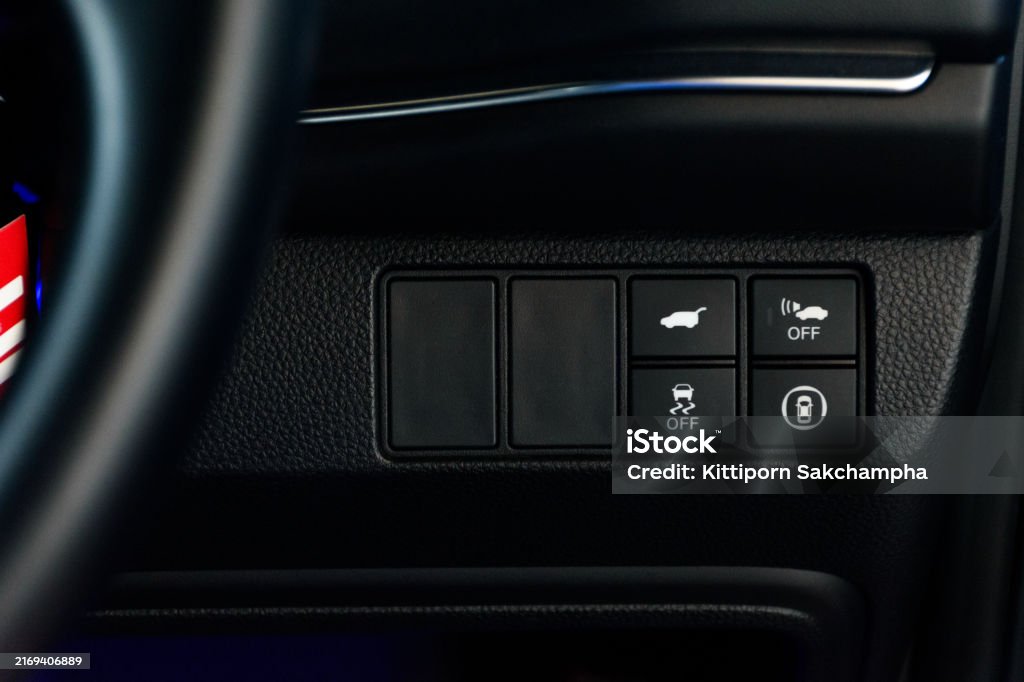Button Carplan Close Up Of The Car Interior Control Panel Buttons Function Control ...