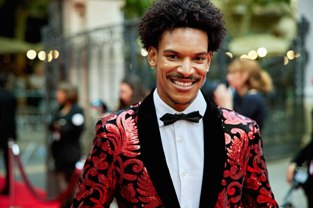 istock Young Black celebrity walking the red carpet 2169407664