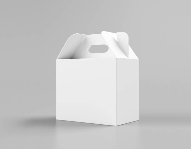 istock Takeaway fast food Box On White Background, mockup, 3d illustration, 3d rendering 2169411424