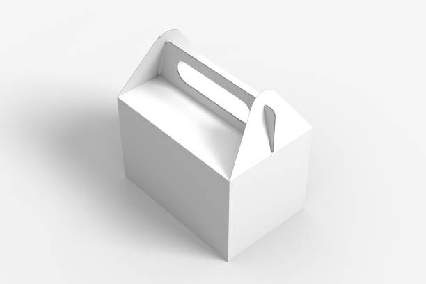 istock Takeaway fast food Box On White Background, mockup, 3d illustration, 3d rendering 2169411459